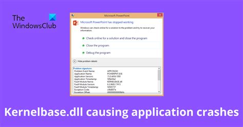 combase dll|kernelbase dll crash.